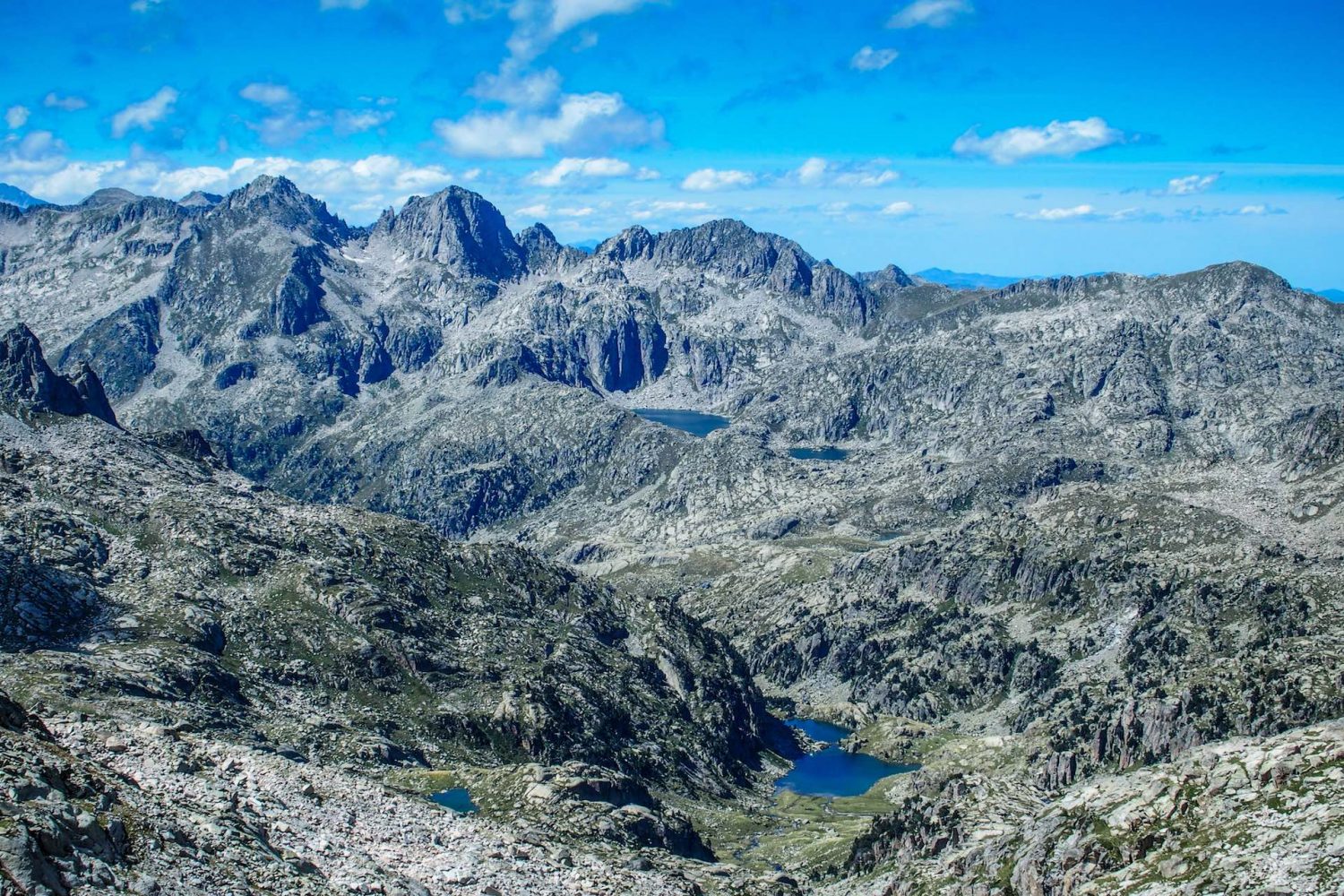 Catalonian Pyrenees mountain lakes